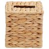 vidaXL Tissue Box Covers 2 pcs Water hyacinth 14.5 x 14.5 x 15 cm