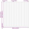 vidaXL Acoustic Wall Panels 2 pcs Slatted 60.5x60 cm Oak Veneer