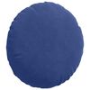vidaXL Seat Cushions 2 pcs Police Blue Ø 40 x 13 cm Velvet