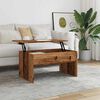 vidaXL Coffee Table Old Wood 80x50.5x41.5 cm Engineered Wood