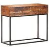 vidaXL Console Table 90x35x75 cm Rough Acacia Wood
