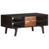 vidaXL Coffee Table | Black and brown | Solid reclaimed wood, MDF | 100x50x45 cm