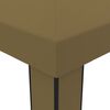 vidaXL Gazebo with Double Roof 3x6 m Taupe 180 g/m²