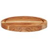 vidaXL Chopping Board &Oslash;25x2.5 cm Solid Wood Acacia