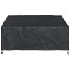 vidaXL Garden Bench Cover Black 175 x 85 x 65 / 94 cm 210D Oxford Fbric