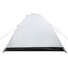 vidaXL Camping Tent Dome 3-Person White Blackout Fabric Waterproof