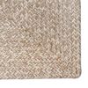 vidaXL Area Rugs Square Natural and White 240 x 240 cm Jute