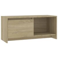 vidaXL TV Cabinet Sonoma Oak 90x35x40 cm Engineered Wood
