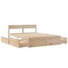 vidaXL Bed Frame without Mattress 160x200 cm Solid Wood Pine