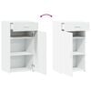 vidaXL Sideboard White 50x42.5x93 cm Engineered Wood