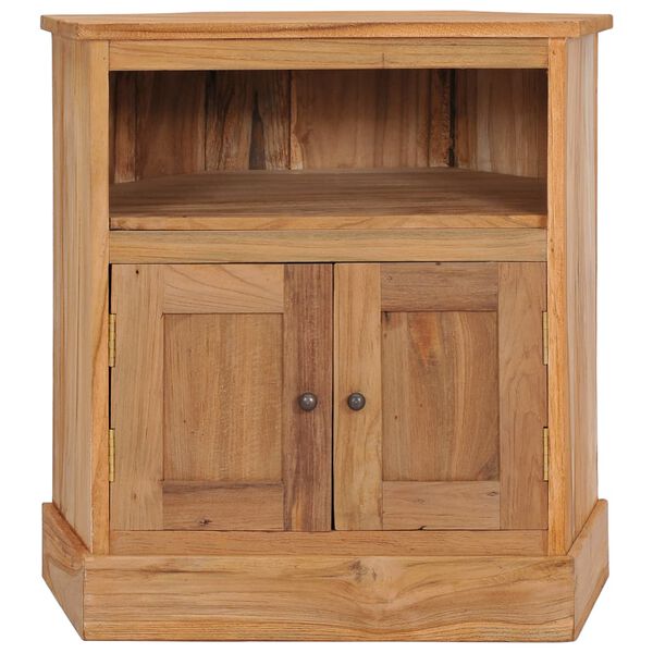 vidaXL Corner Sideboard 60x45x60 cm Solid Teak Wood