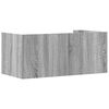 vidaXL Wall Shelf Grey Sonoma 70.5x35x30.5 cm Engineered Wood