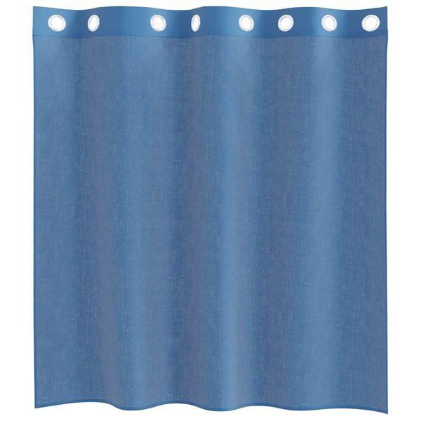 vidaXL Voile Curtains with Grommets 2 pcs Royal Blue