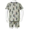 Kids' Pyjamas with Short Sleeves Light Khaki 92