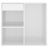 vidaXL Cosmetic Cabinet High Gloss White 80x40x75 cm Engineered Wood