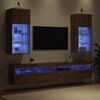 vidaXL Wall-mounted TV Cabinets 2 pcs Artisan Oak 40.5 x 30 x 90 cm