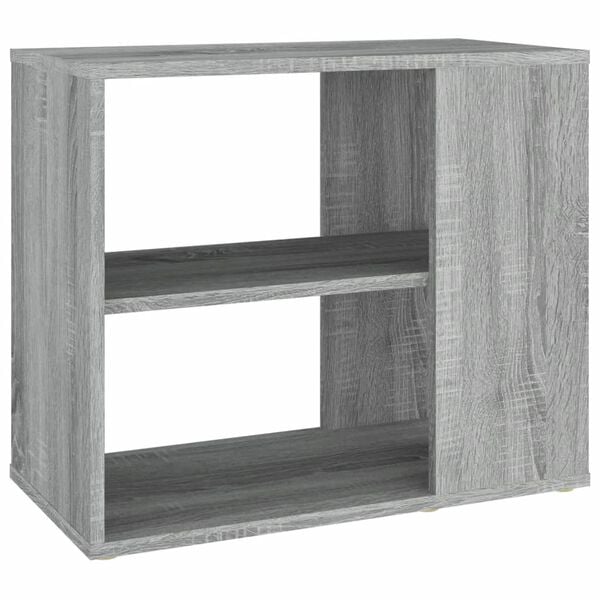 vidaXL Side Cabinet Grey Sonoma 60x30x50 cm Engineered Wood