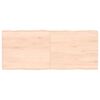 vidaXL Table Top 120x50x(2-6) cm Untreated Solid Wood Live Edge