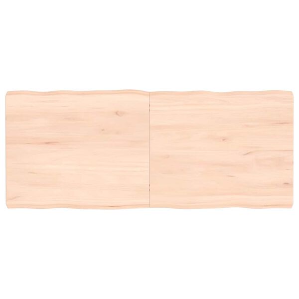 vidaXL Table Top 120x50x(2-6) cm Untreated Solid Wood Live Edge