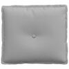 vidaXL Back Pillow Cloud Grey 50 x 19 x 45 cm Fabric