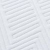 vidaXL Mattress White and Blue 180 x 200 cm Gel-Infused Foam