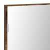 vidaXL Mirror Wall-mounted Brown 80 x 37 cm Glass and Engineered Wood