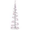 vidaXL LED Christmas Tree with Baubles 120 LEDs Warm White 180 cm