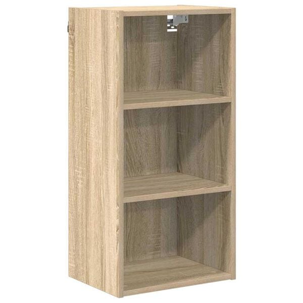 vidaXL Hanging Cabinet Sonoma Oak 40 x 29.5 x 80 cm Engineered Wood