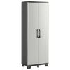 Keter Storage Cabinet with shelves Gear Black and Grey 182 cm