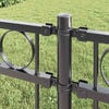 vidaXL Fence Element Assen Grey 170 x 170 cm Steel