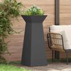 vidaXL Pillar Planter 2 pcs Black 40 x 40 x 100 cm