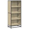 vidaXL Bookcase Sonoma Oak 60x35x139 cm Engineered Wood