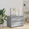 vidaXL Storage Cabinet Grey Sonoma 80 x 48 x 57 cm Engineered Wood