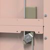 vidaXL Storage Cabinet Pink 60 x 40 x 140 cm Steel