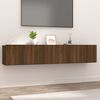 vidaXL TV Cabinets 2 pcs Brown Oak 80x30x30 cm Engineered Wood