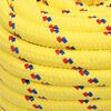 vidaXL Boat Rope Yellow 20 mm 100 m Polypropylene