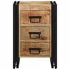 vidaXL Bedside Cabinet Brown 40 x 40 x 59 cm Solid Mango Wood