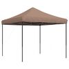 vidaXL Party Tent Folding Brown 292 x 292 x 315 cm Oxford Fabric