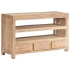 vidaXL TV Cabinet Solid Acacia Wood 90x30x55 cm Light Brown