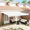 vidaXL Awning Replacement Fabric White 480 x 345 cm Polyester
