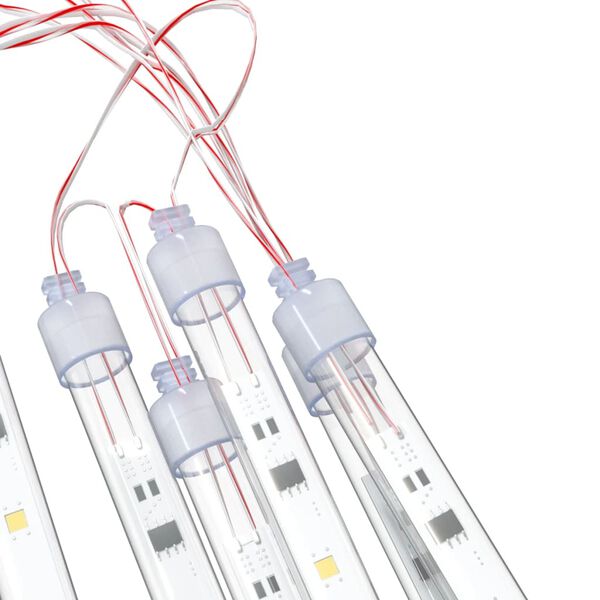 vidaXL Meteor Lights 8 pcs 30 cm Warm White 192 LEDs Indoor Outdoor