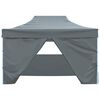 vidaXL Party Tent Folding Anthracite 280 x410 x 315 cm Oxford Fabric