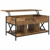 vidaXL Coffee Table Old Wood 100 x 55 x 48.5 cm Engineered Wood
