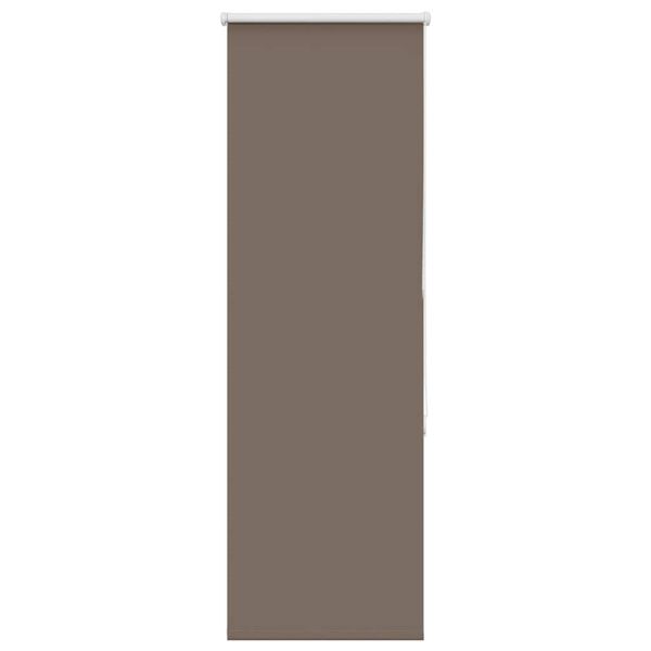 vidaXL Roller Blind Blackout Coffee 40x150 cm Fabric Width 35.7 cm Polyester