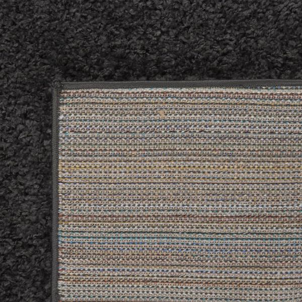 vidaXL Shaggy Rug High Pile Anthracite 200x290 cm