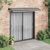 vidaXL Door Canopy Black 240x75 cm PC