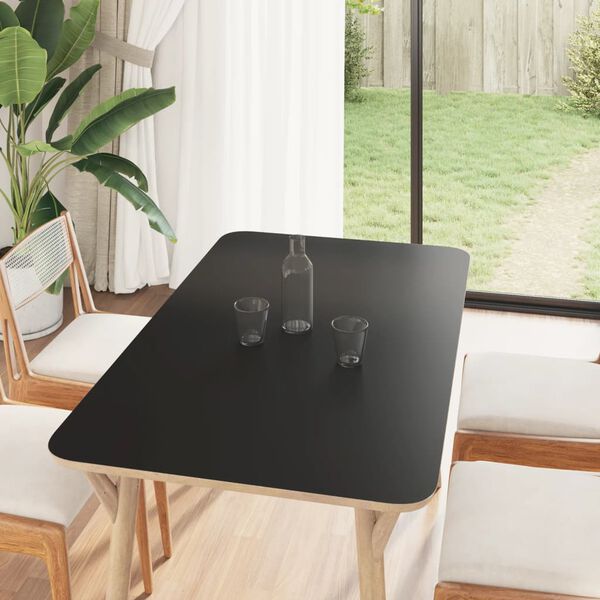 vidaXL Furniture Stickers Self-Adhesive Matte Black 90x500 cm PVC