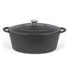 Livoo Casserole Ovale 34 cm 7 L Black