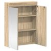 vidaXL Bathroom Mirror Cabinet TULUM Sonoma Oak 60 x 16.5 x 78 cm