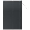 vidaXL Venetian Blinds Black 175 x 110 cm Aluminium